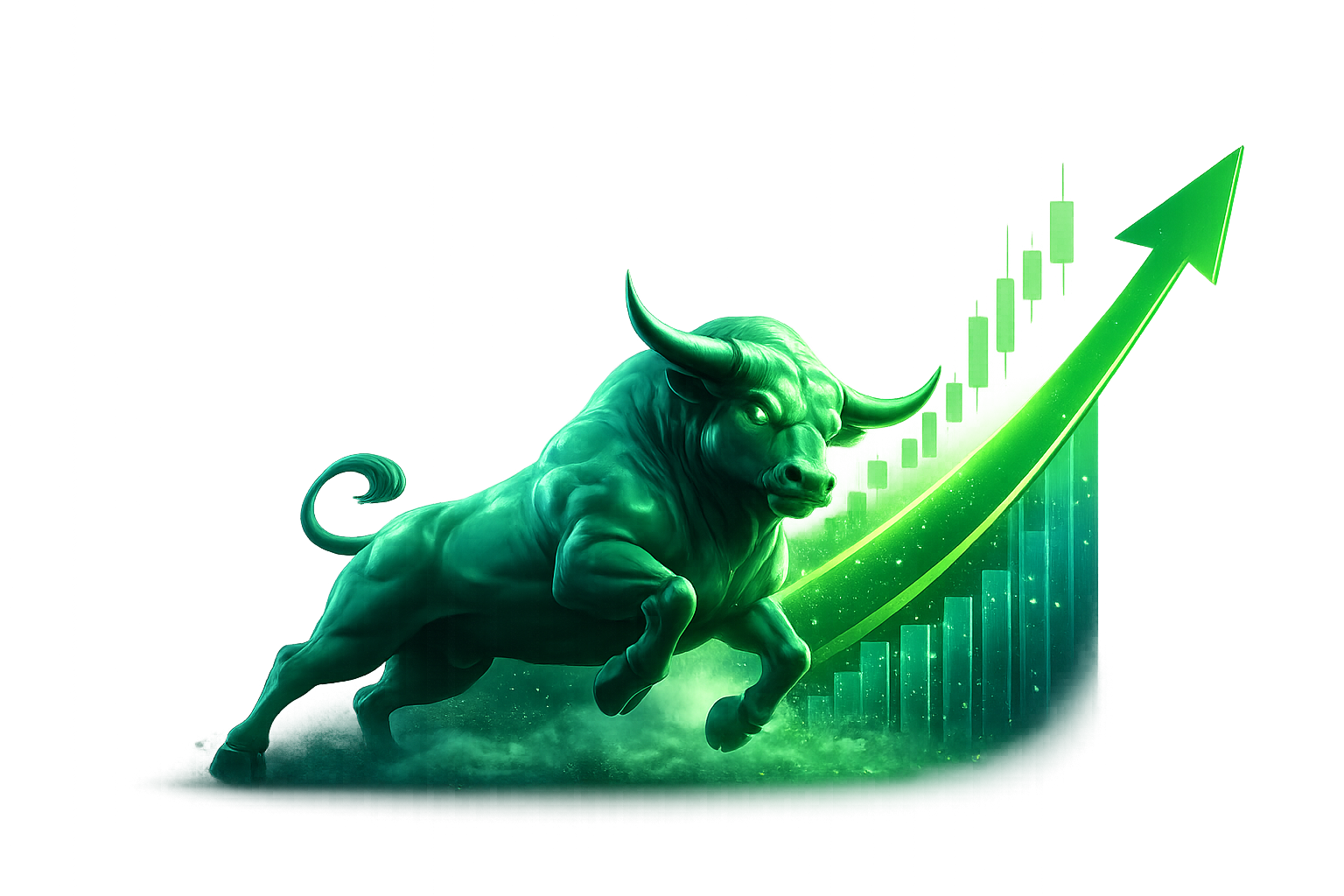 Green Bull Decorative